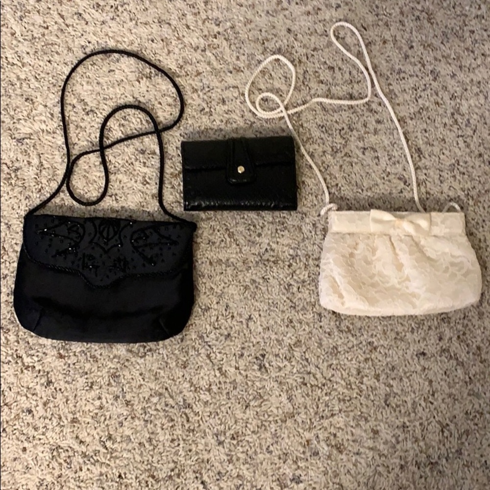 Vintage Purses & Black Wallet